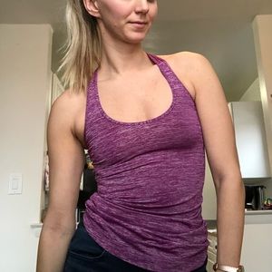Lululemon size 2 purple racer tank